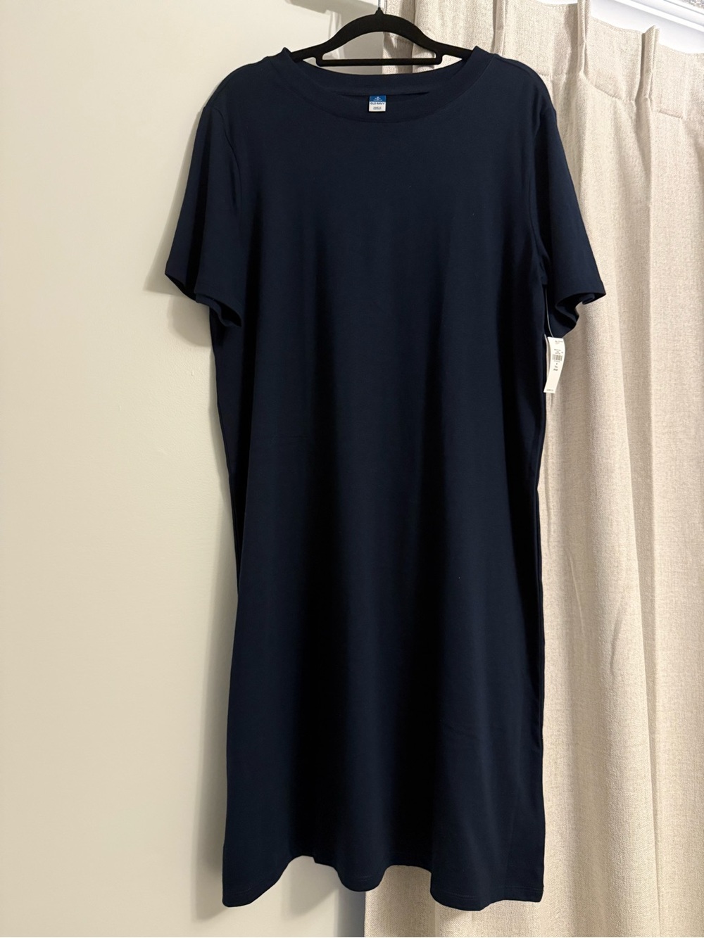 Old Navy Navy Short-Sleeve T-Shirt Mini Dress